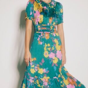 Current Air BROOKLYN FLORAL MIDI DRESS